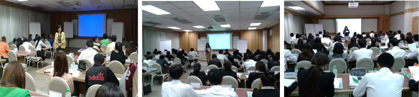 李灵老师在开泰银行学习中心为6组共220名外汇中心职员进行专业中文突击培训